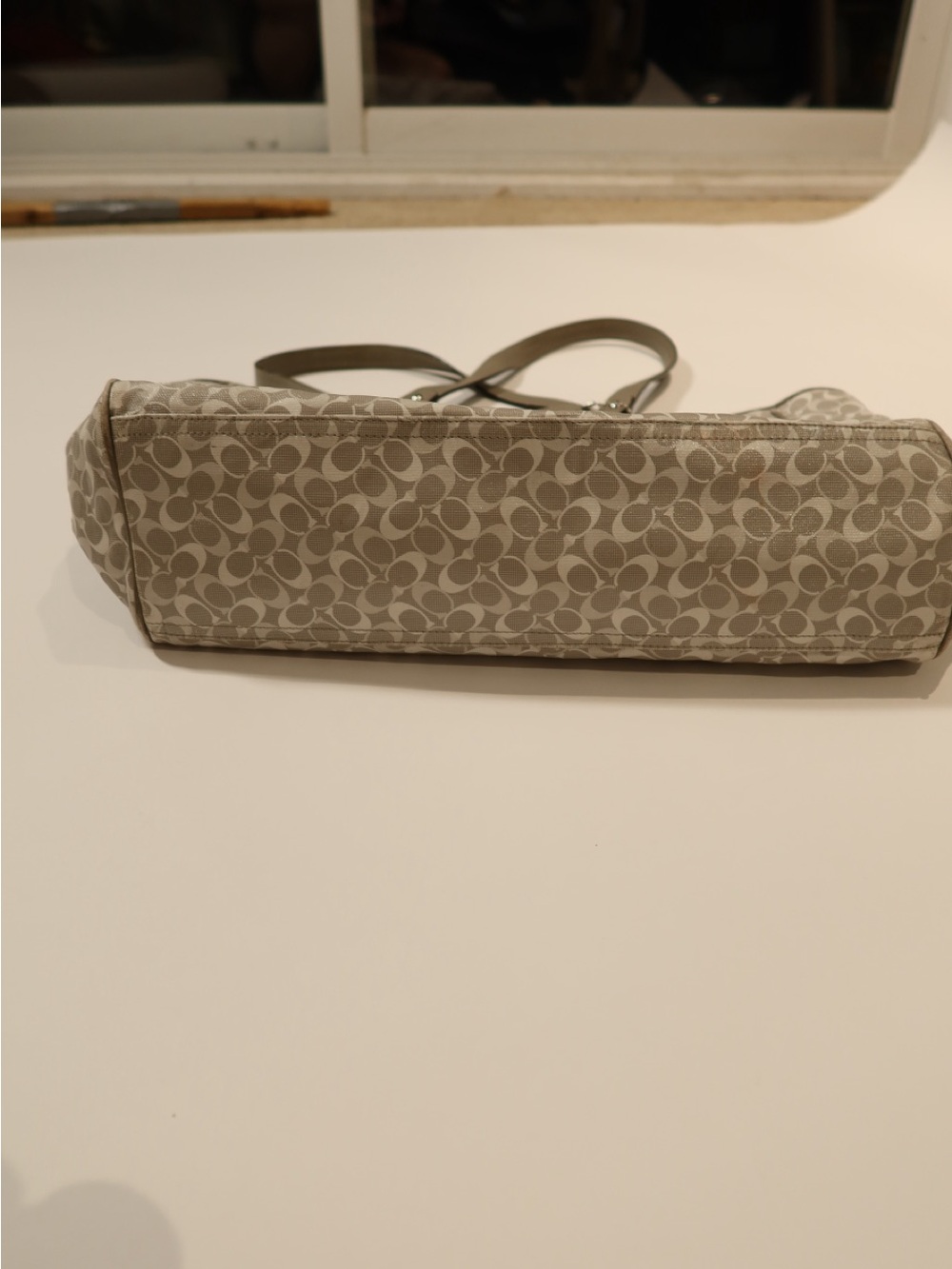 Coach Signature Large grey Tote - Picture 10 of 15